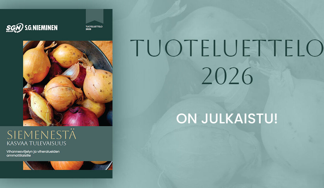Tuoteluettelo 2026